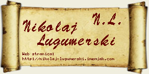 Nikolaj Lugumerski vizit kartica